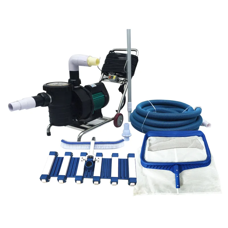 

Manufacturer Wholesale Swimming Pool Bottom Cleaning Machine Swimming Pool Cleaning Accessories Set