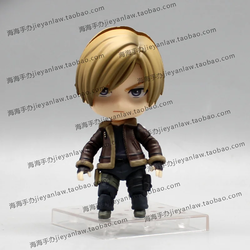 10cm In Stock Resident Evil 4 Remake 2337 Leon S. Kennedy Q Version Action Dolls Pvc Action Figurine Collection Model Toy Gift