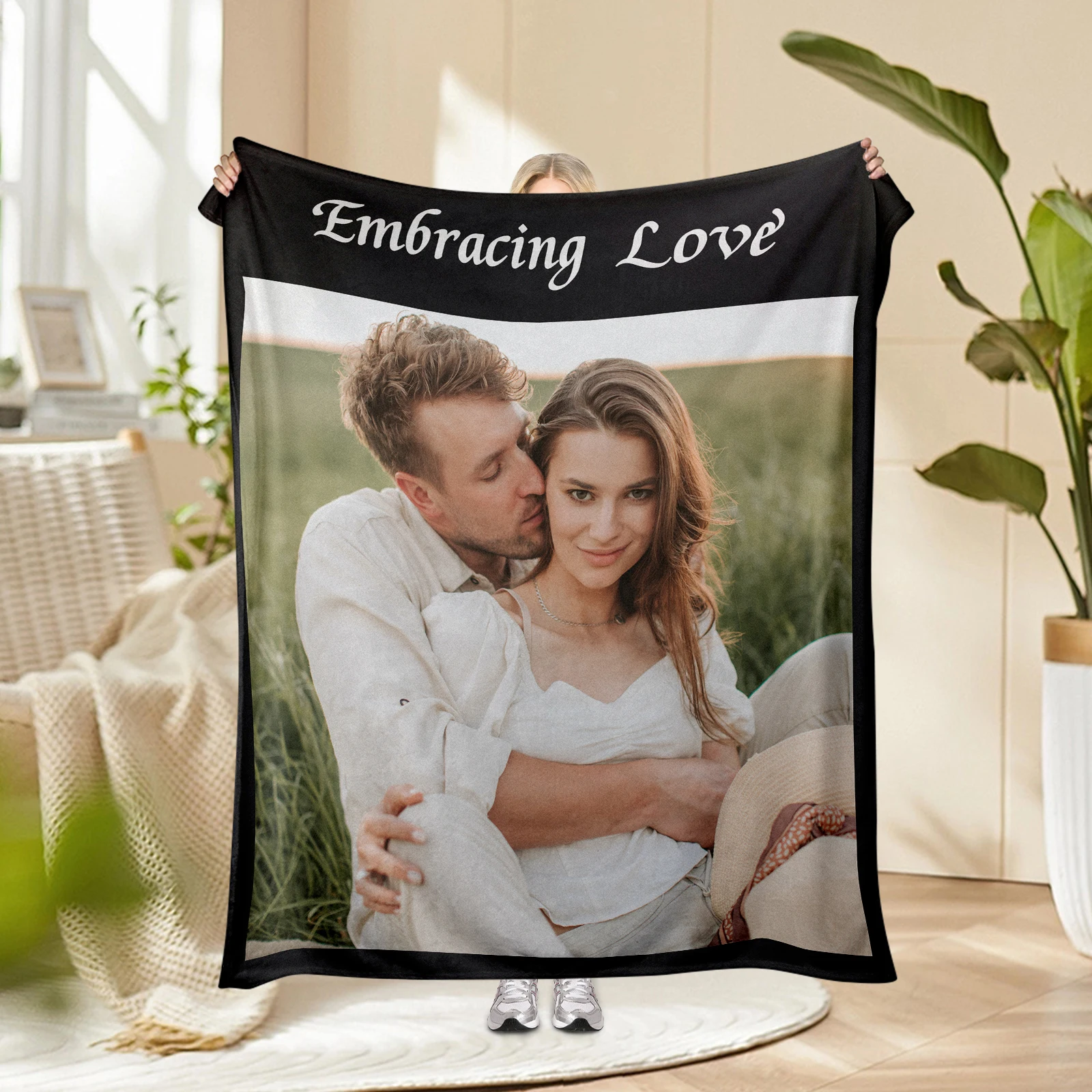 Anniversary Gifts Customized Blankets Husband and Wife Outdoor Wedding Photos Wedding Anniversary Gifts for Wife Husband