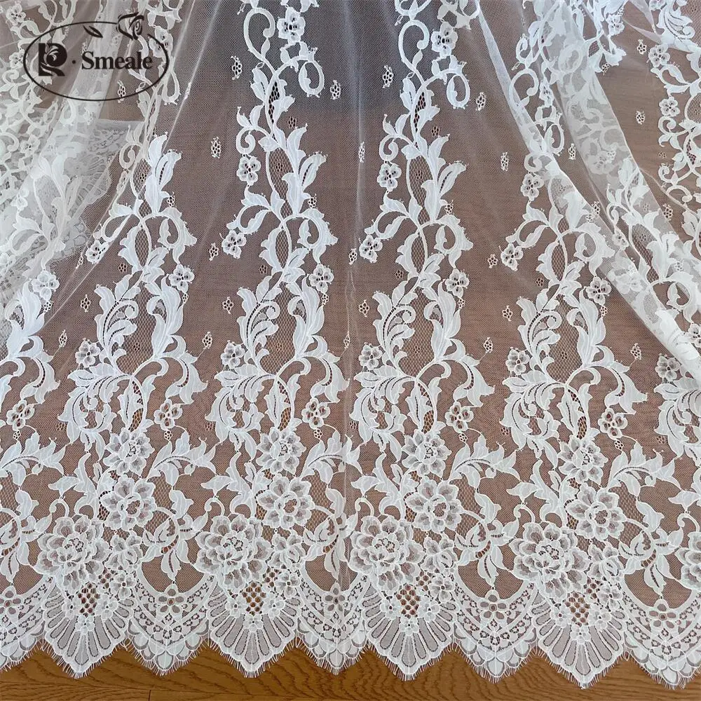 Dicke Wimpern, weicher Spitzenstoff, Nähzubehör, Hochzeitskleid, RS4146 – Detail 2