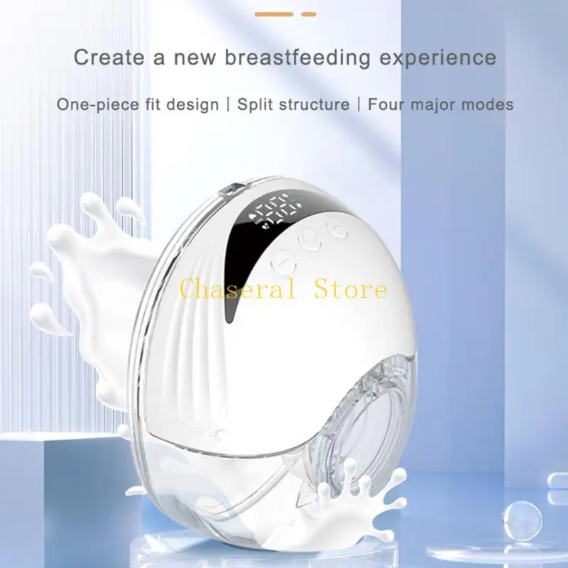 E7CE Rechargeable Wearable Breast Hands-Free Milk Extractor for Moms