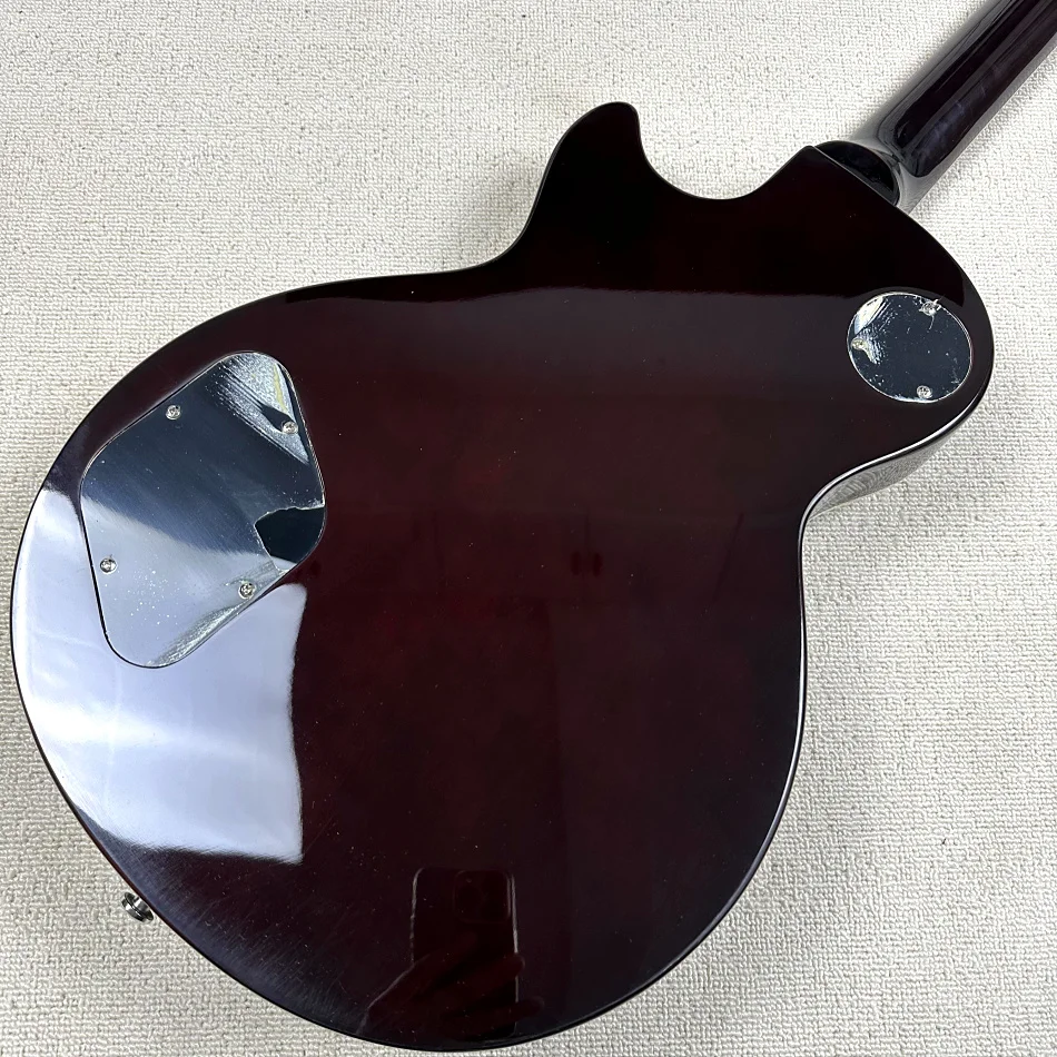 صنع في الصين، جيتار كهربائي عالي الجودة، لوحة أصابع من خشب الورد، جسم الماهوجني الصلب، أجهزة كروم، توصيل مجاني