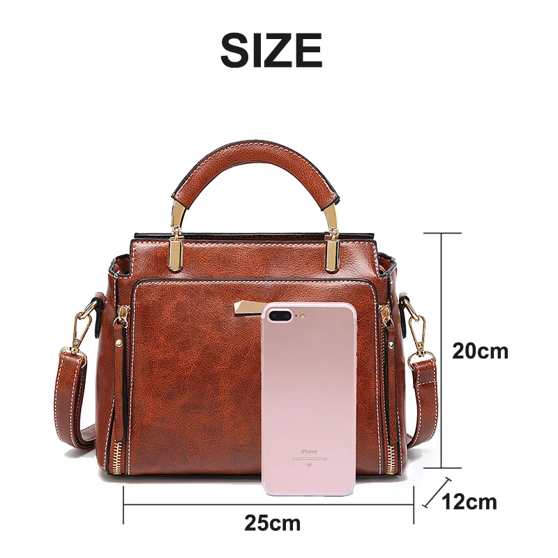 2024 New Women\'s Shoulder Bag Retro Style PU Leather Crossbody Bags Europe America Fashion Luxury Women Handbags MN-088