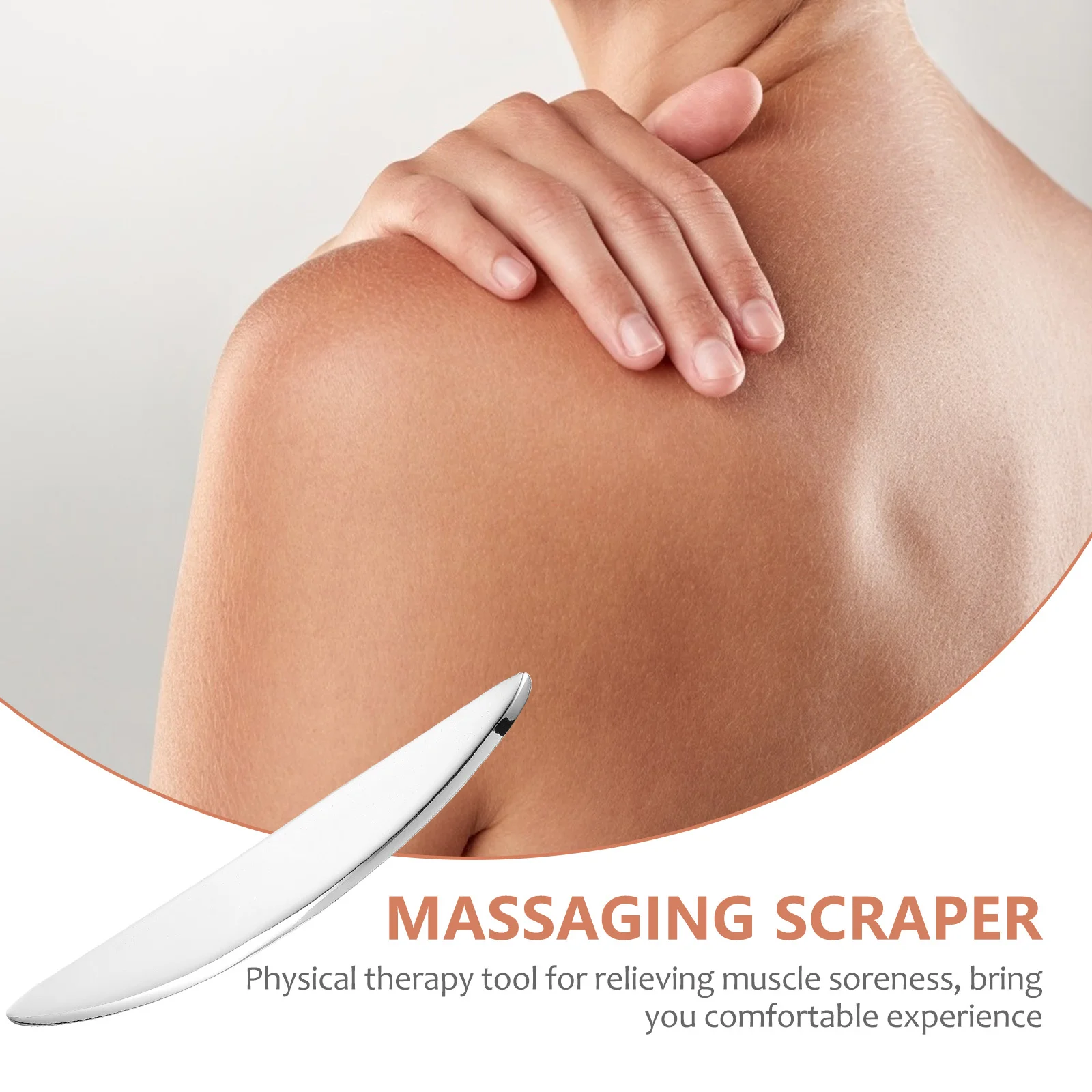 

Массажная пластина для тела из нержавеющей стали, скребок, фасционный нож, массажный инструмент для ног, рук, шеи, массажная пластина для лица