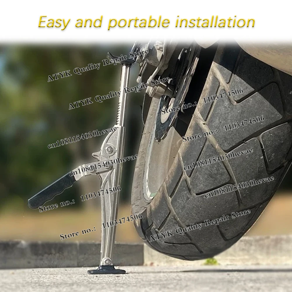 2026 NEW Portable Stainless Steel Motorcycle Lift Kit Chain Ratchet Lifting Structure Quick Lifting Lowering Clean Adjust Tool