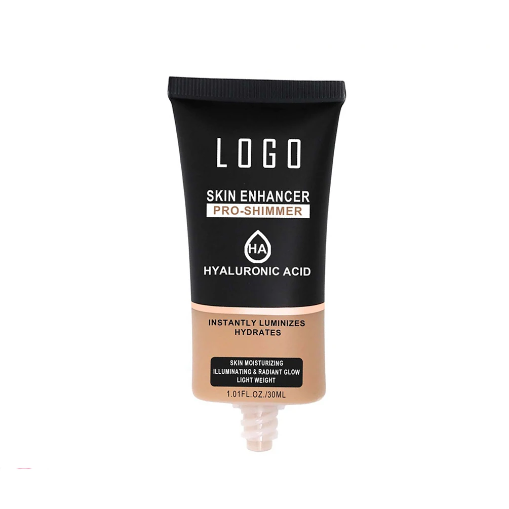 30ml 프라이빗 라벨 6색 페이스 프라이머 맞춤형 로고 튜브 펄 프라이머 호스 보습 크림 롱래스팅 메이크업 도매