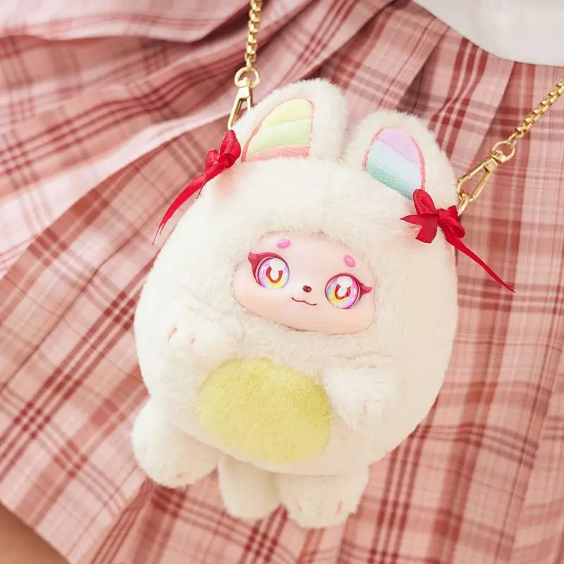 Plush Purse Cute Cartoon Plush Shoulder Bag Collectible Toy Soft Anime Figure Doll Chic Plushie For Living Room Bedroom Kids