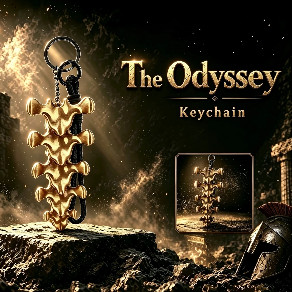 The Odyssey Agamemnon Keychain Jewelry Backpack Charm Pendant Accessories Roleplay Fantasia Props Halloween Carnival Gifts view 2