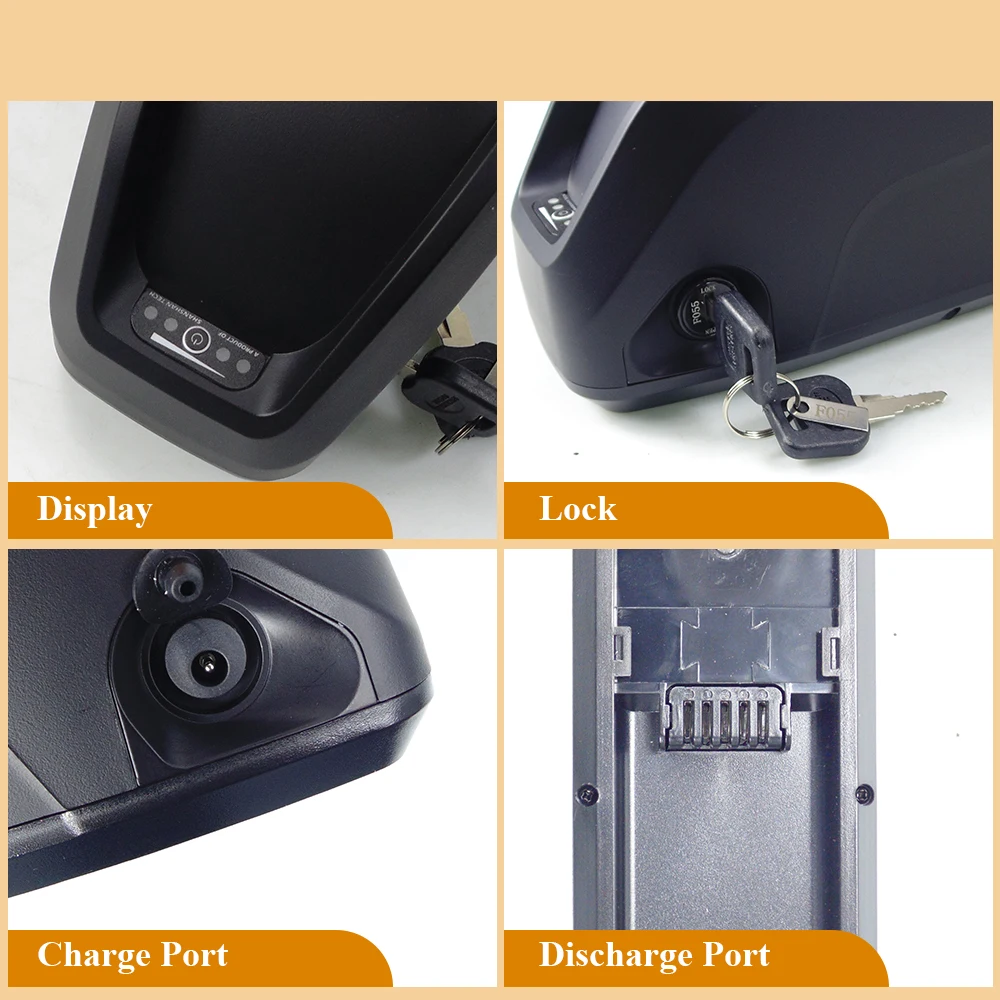 بطارية Hailong ليثيوم Ebike 48 فولت 14.5Ah 17.5Ah لـ Kasen Kabbit Plus Classic P-51 Gen 3 2 MonoStorm UrbanStealth DesertStr