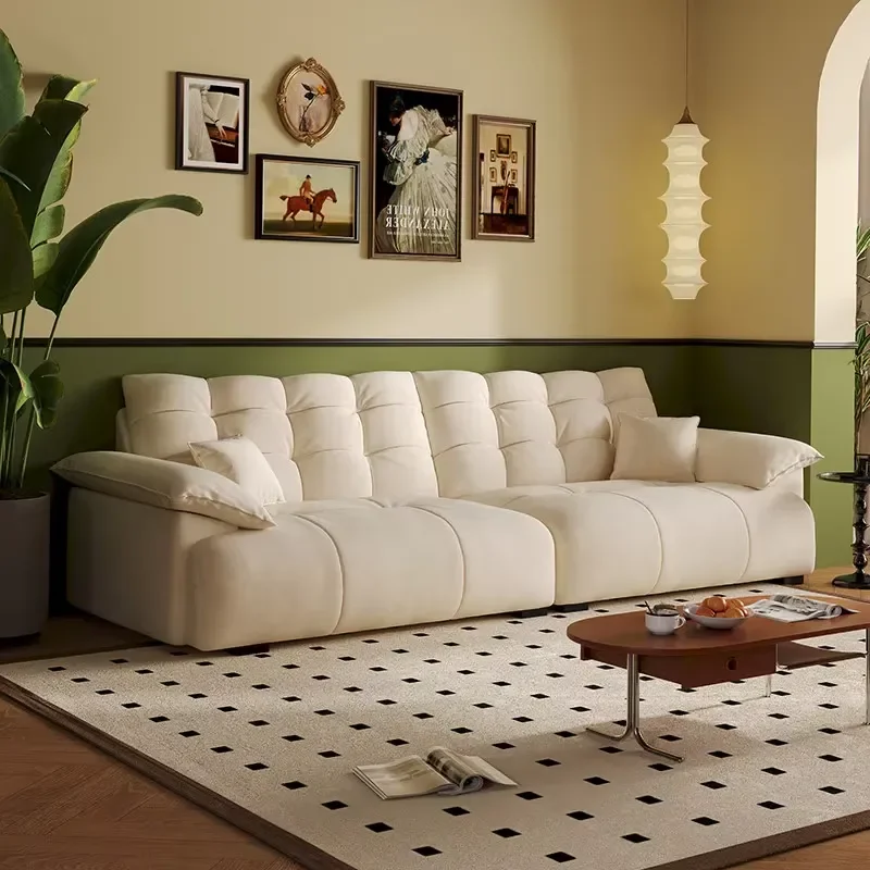 Modern Modular Living Room Sofa Set with Reclining Function Stuffed Sponge Leather Upholstery Wooden Legs