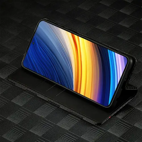 Magnetic Case For Xiaomi POCO X3 Pro Case Leather Classic Black Luxury Flip Cover For Xiaomi Poco X3 NFC X3Pro X 3 Wallet Case - Image 5