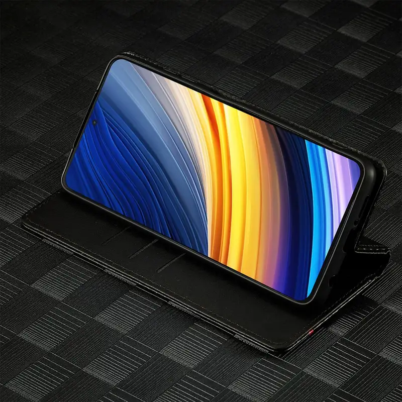 Magnetic Case For Xiaomi POCO X3 Pro Case Leather Classic Black Luxury Flip Cover For Xiaomi Poco X3 NFC X3Pro X 3 Wallet Case - Image 5