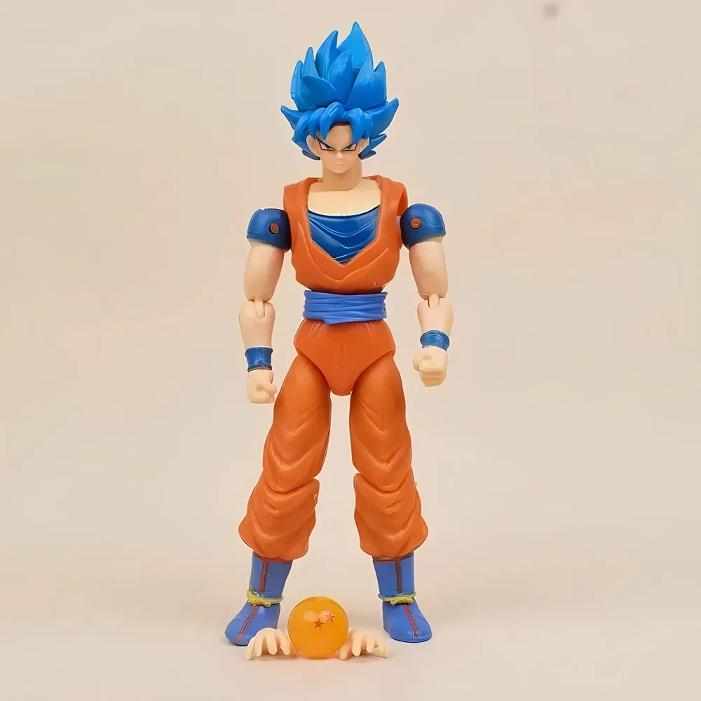 9 sztuk Dragon Ball Z Goku Vegeta SHF Super Saiyan lalki Anime ruchoma, transformowalna kolekcja Model lalki na prezent