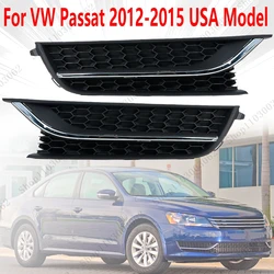 Car Fog Light Cover Front Bumper Grille Fog Lamp Trim Protect Accessories USA Model For VW Passat 2012-2014 2015 561853665E9B9