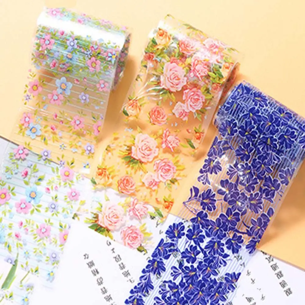 Art Accessories Manicure DIY Nail Art Floral Nails Stickers Holographic Nails Decals Transfer Paper Decals Flower Nail Foils