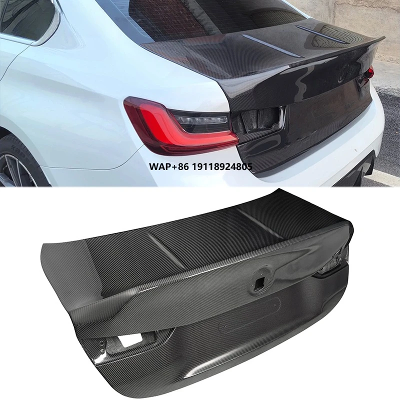 

Csl Style Carbon Fiber Rear Trunk Boot Lid Cover for M3 G80 M4 G8X G82 G83 2021-2024