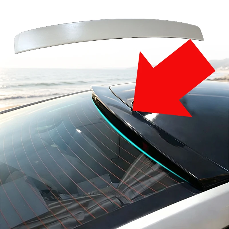 Rear Roof Spoiler Top Wing For Hyundai Sonata 9th Gen 2015‑2019 Car Exterior Body Kit Modified Upgrade Decorative Auto Replaceme