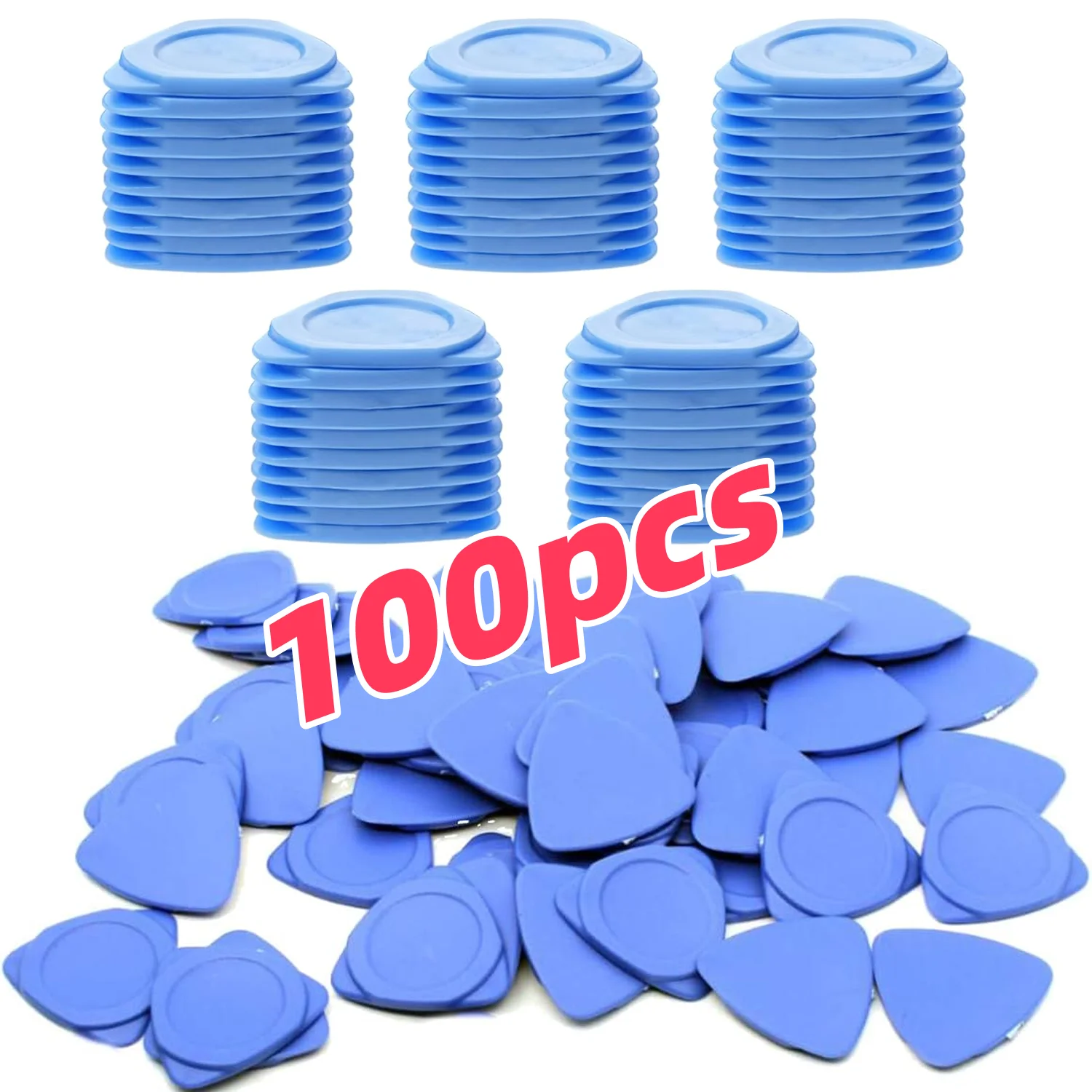 100pcs Universal Triangle Plastic Pry Tool Set iPhone iPad Tablet LCD Screen Repair Guitar Picks Mobile Device Case Disassembly