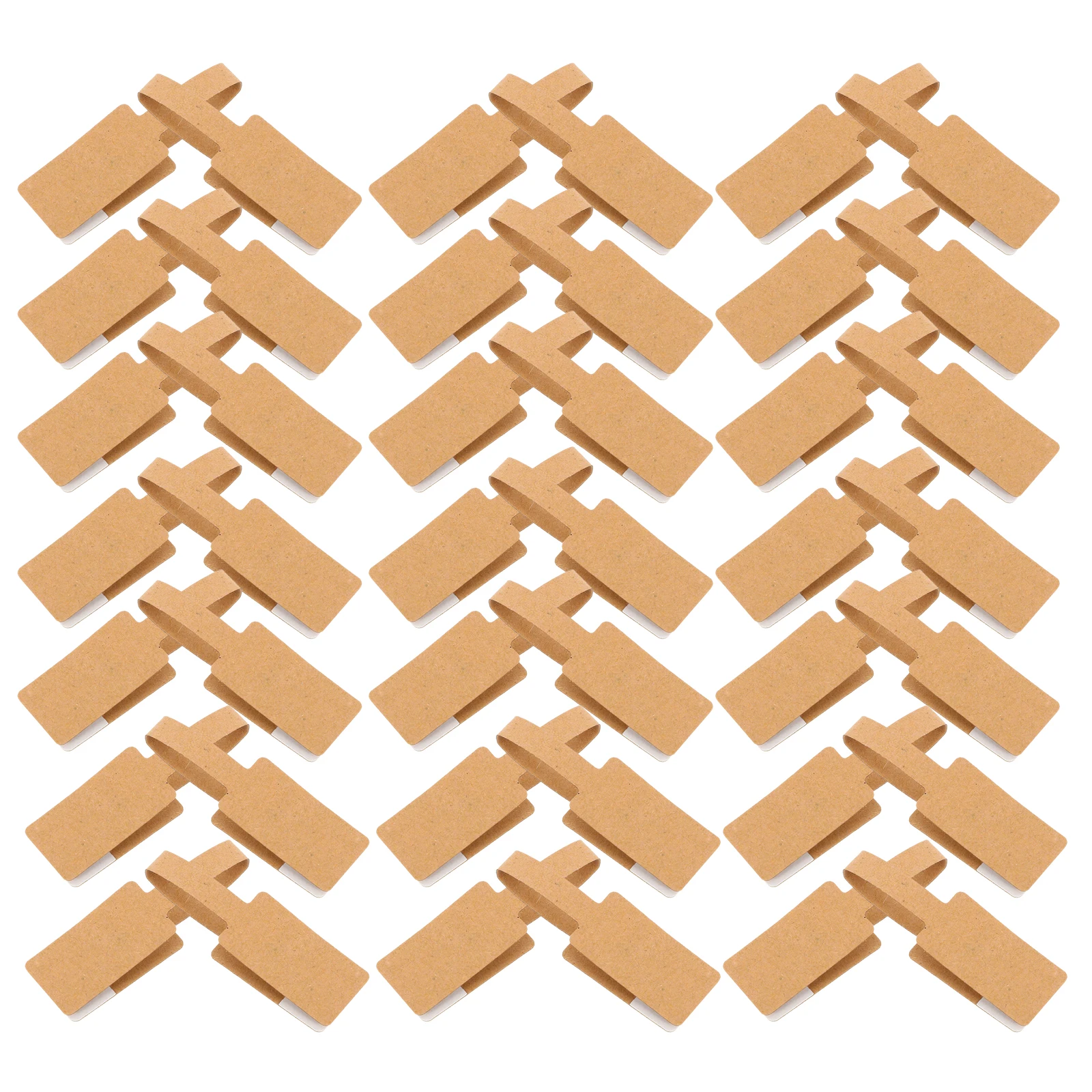 

1pcs Blank Label Paper 10Cm Square Kraft Tags For Jewelry Pricing Display Adhesive Hanging Tags Stationery Craft Office Paper