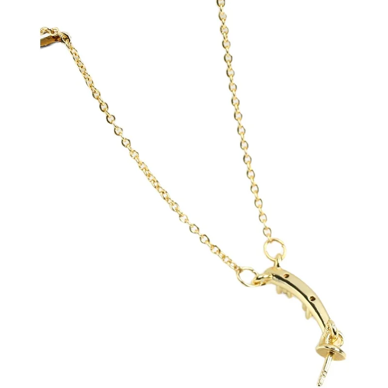 

1 шт. D052, позолоченная 14-каратным золотом подвеска-основа для жемчуга с сохранением цвета, аксессуары для изготовления украшений своими руками, жемчуг в комплект не входит