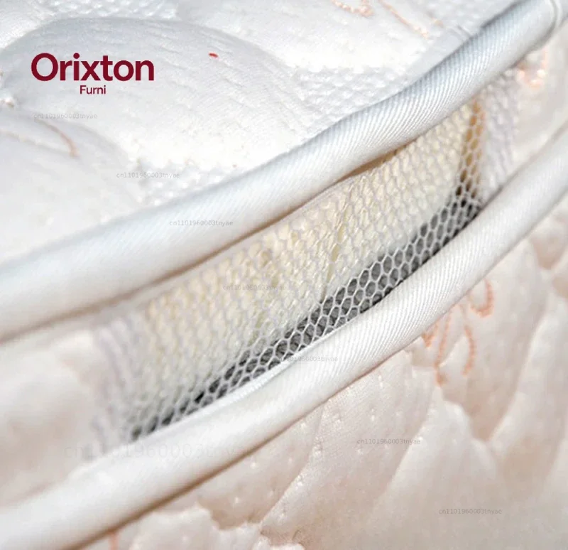 Round natural latex mattress spring soft and hard foldable mattress