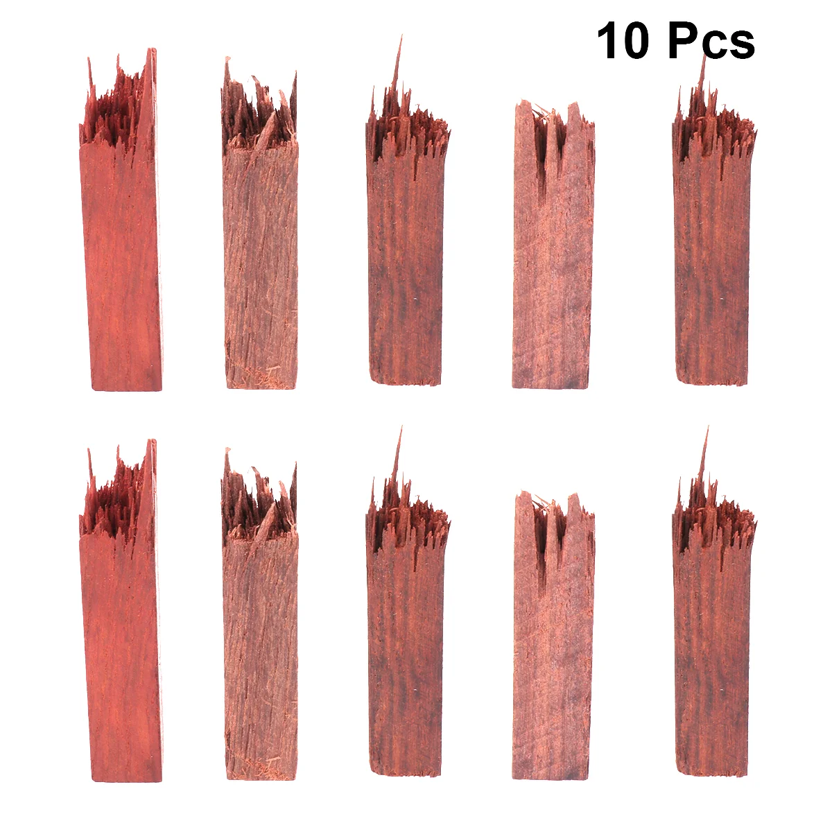 

10 Pcs Pendant DIY Stamp Jewelry Making Accessories Epoxy Resin Wooden Craft Ornament