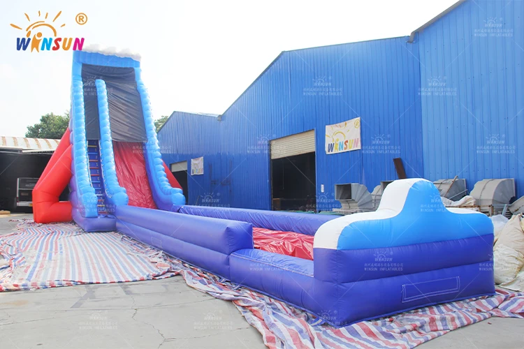 Custom Logo Printed playground Inflatable Outdoor Water Park Slides