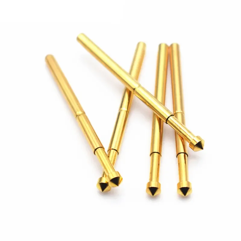 20/100PCS Gold-plated PA125-E2 Conical Spring Test Needle With Outer Diameter  2.02MM and Length  33.35mm For ICT Testing