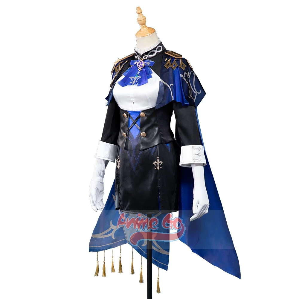 Jeu Genshin Impact Fontaine Clorinde Cosplay Costume Chapeau Halloween Outfit C08568-A