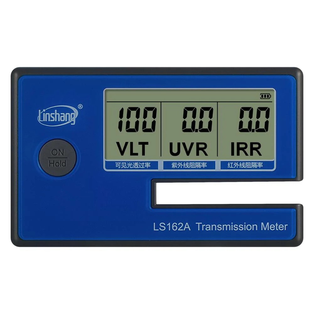 LS162A Handheld Window Film Transmission Meter with 1400nm IR rejection UV blocking rate Visible light transmittance