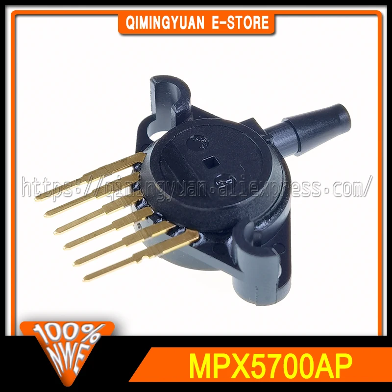 High-precision temperature-compensated absolut 1pcs/lot original MPX5700AP MPX5700 ABS 6-SIP PRESSURE SENSOR Integrated Circuits