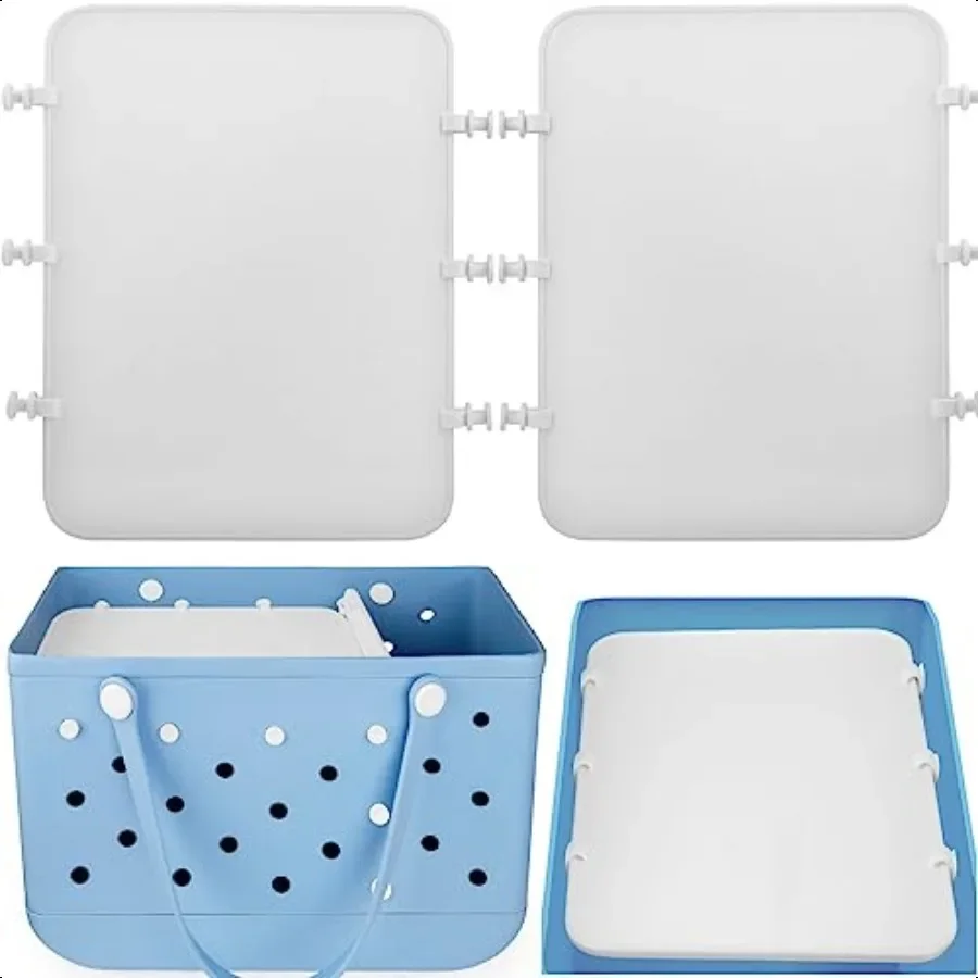 

2 Pack Divider Tray for Bogg Bag Beach Bag Organizer Tray Compatible with BOGG BAG X Large Accories Insert Tray for Organizing