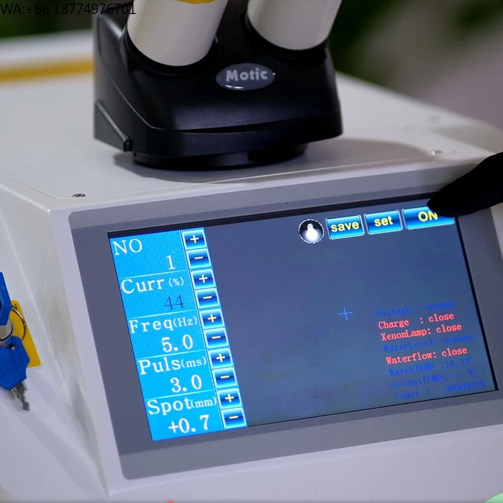 Handheld Built-in Chiller Robot Portable Silver Metal YAG Gold Soldering Fiber Spot Welder Laser Welding Machine Jewelry