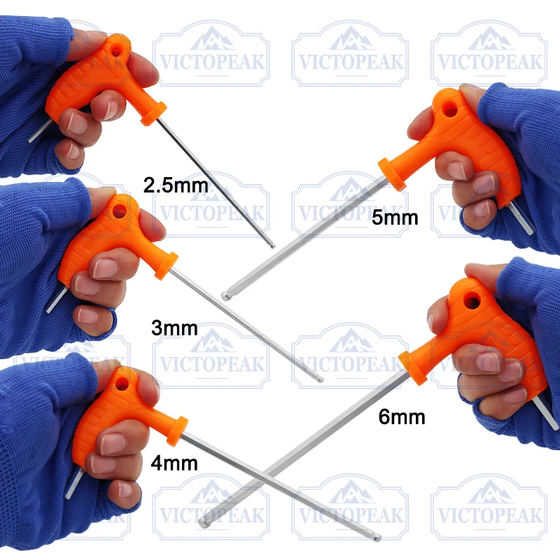 전문 알렌 렌치 1.5mm 2mm 2.5mm 3mm 4mm 5mm 6mm 8mm 10mm ... - 5