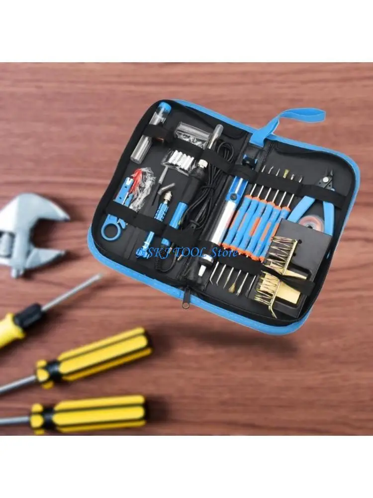 

L8RC Upgraded Tools Bag Soldering Iron Hardware Repair Toolbag for Electrician