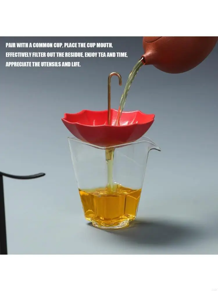 Unique Umbrellas Porcelain Tea Filter Tea Strainer Accessories For Effective Brewing And Elegant Presentation J0MC