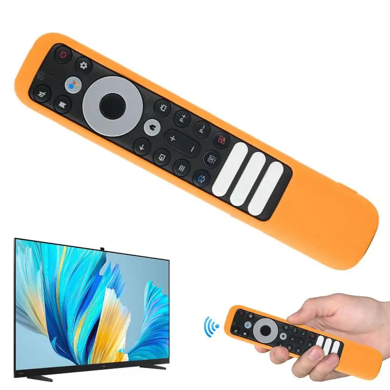 Silicon Remote Case for TCL TV Remote Control RC902V FMR1 Google AndroidSmart QLEDVoice TV Protective Cover Environmentally