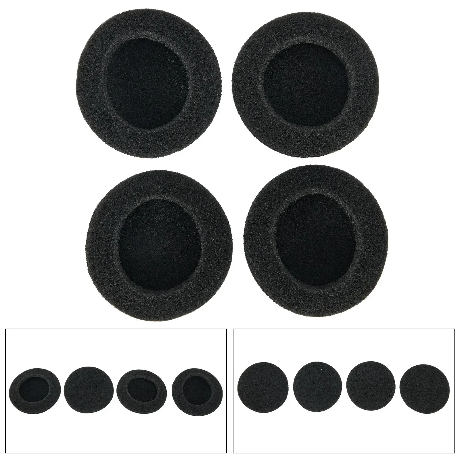 2 Pairs Headphones Earpads Ear Pad Sponge Cushion Cover 50mm For Replacement Headset Ear Cover Ear Cushions Ear Cups