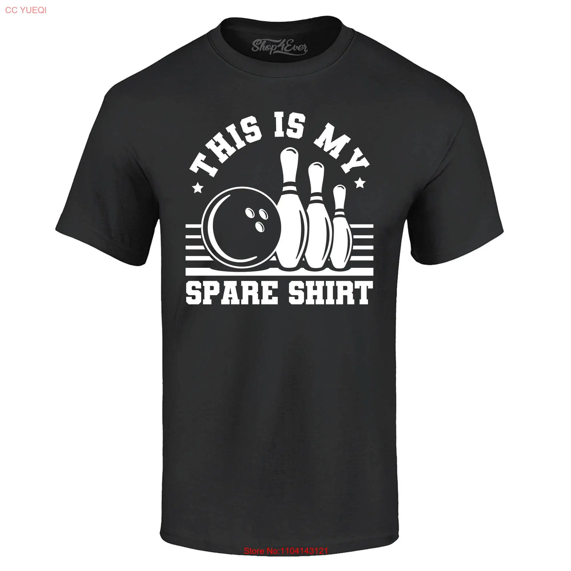 This is My Spare T Shirt Funny Bowling long or short sleeves