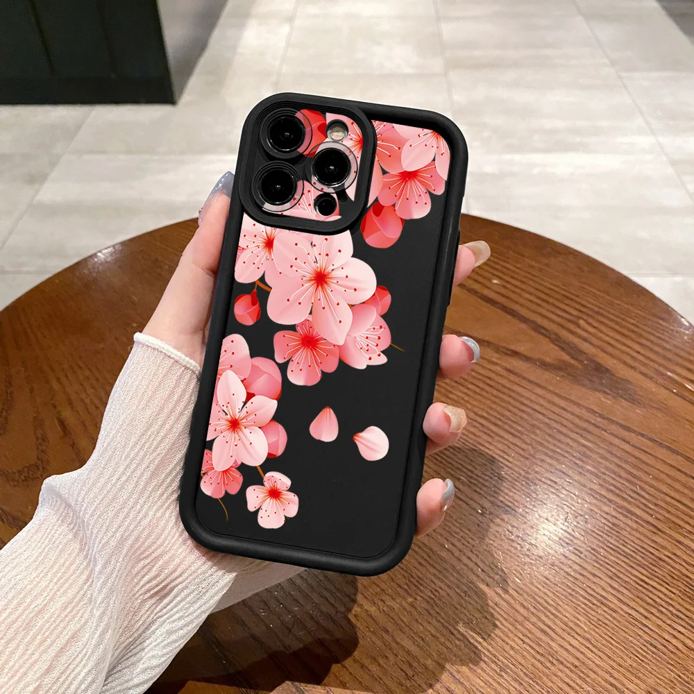 for Huawei Pura 70 Ultra Pro Honor X8B X9A 90 Lite Women Flower Full Protective Case Anti Drop Cover