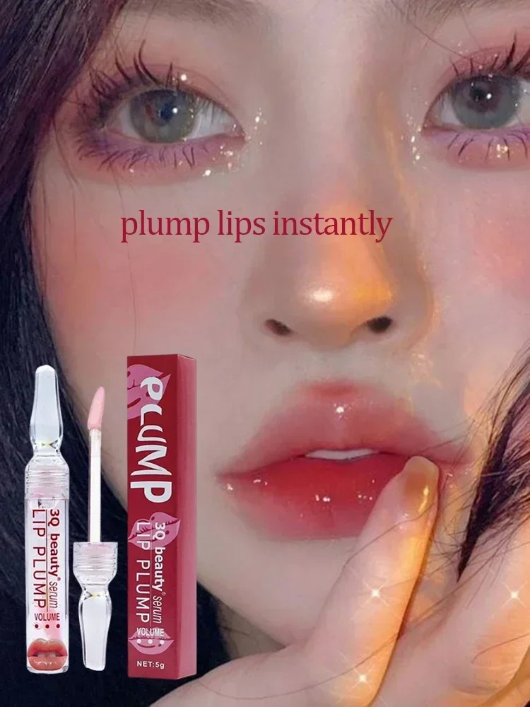 Lip Plump Serum Instant Volumising Essential Oil Increase Lip Elasticity Reduce Fine Lines Repair Nourish Sexy Beauty Lip Care