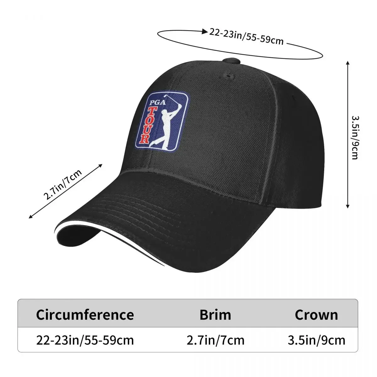 golf PGA tour 2022 trie Baseball Cap Hat Man For The Sun Beach Bag For Men Women\'s