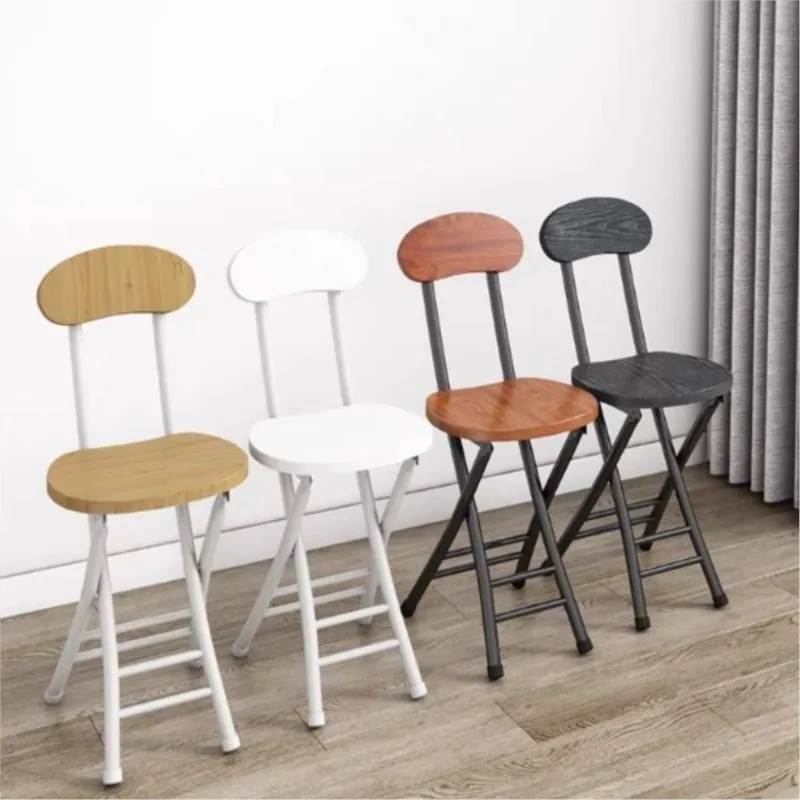 X&D Lightweight And Easy To Store Aluminum Alloy Folding Chair Home Dining Chair Backrest Chair Balcony Portable Folding Chairs