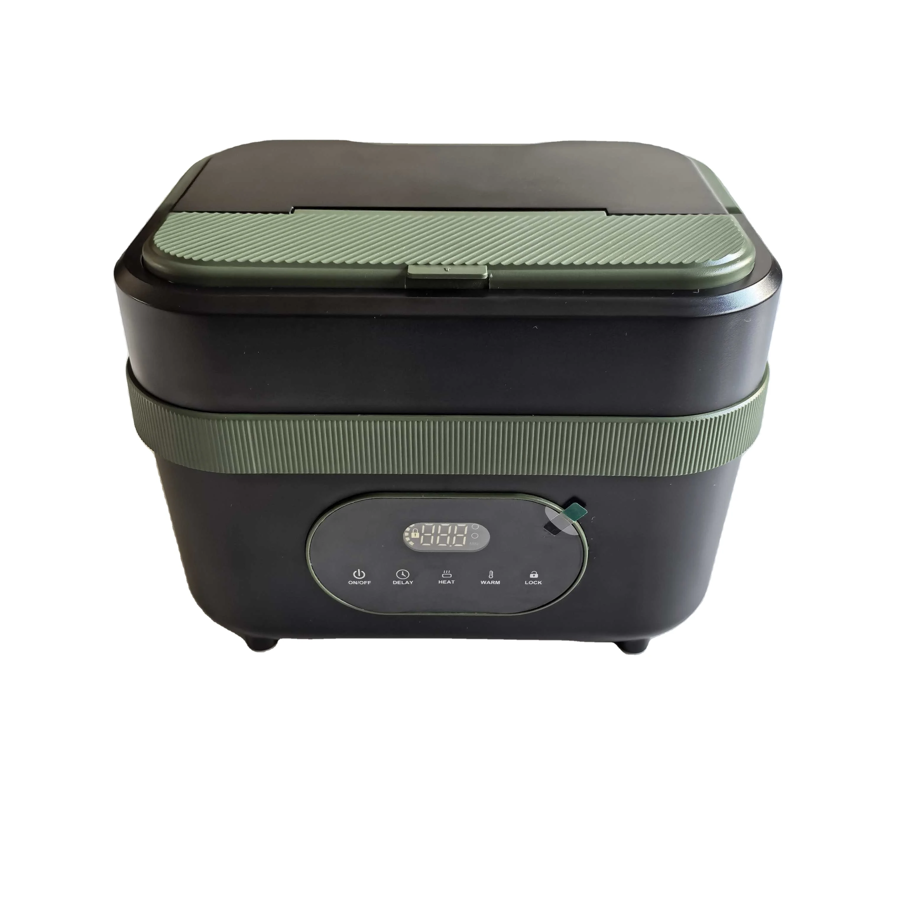 1.5L electric insulation self-heating lunch box cordless portable charging compartment stainless steel lunch box