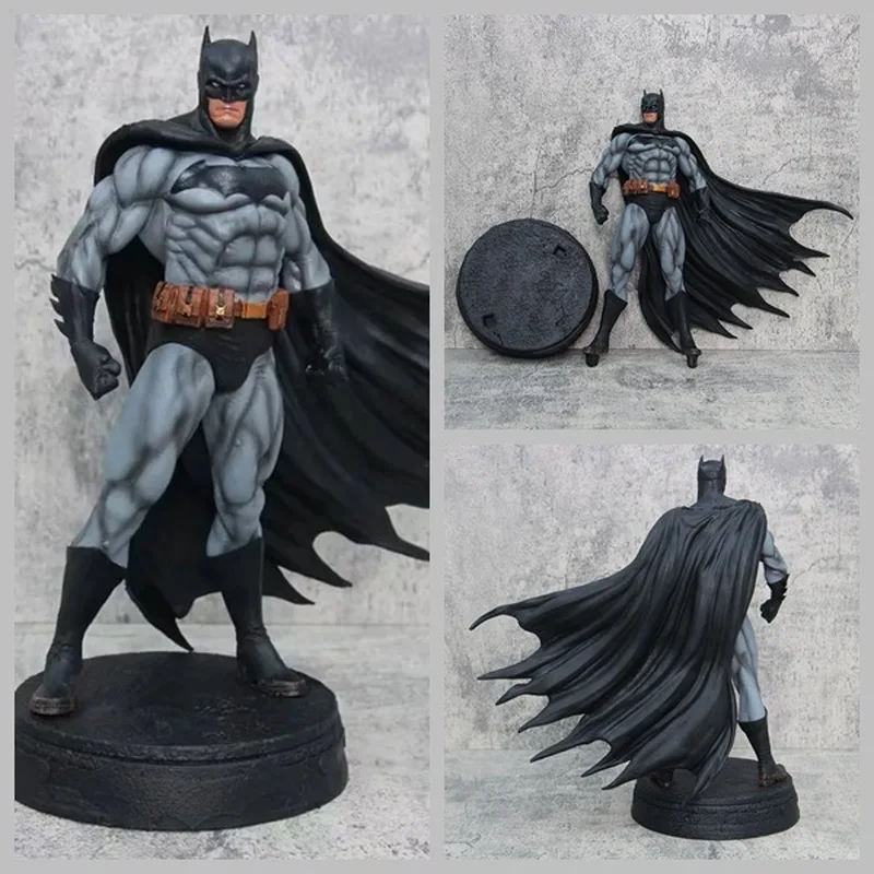 Dc Justice League 38cm Gt Batman Figure Classic Movie Scene Standing Large Model Doll Tabletop Ornaments Collection Gift Hobbies