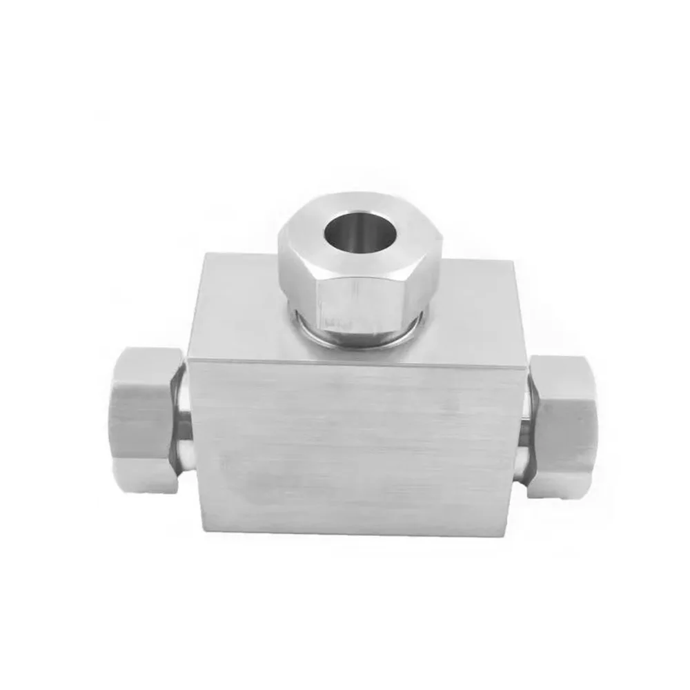 RC13002 110-20023 CNC Waterjet Fitting Parts 1/4 3/8 HP Tee Assy 1/4'' High Pressure Tee 60K Tees 3/8'' Three-Way
