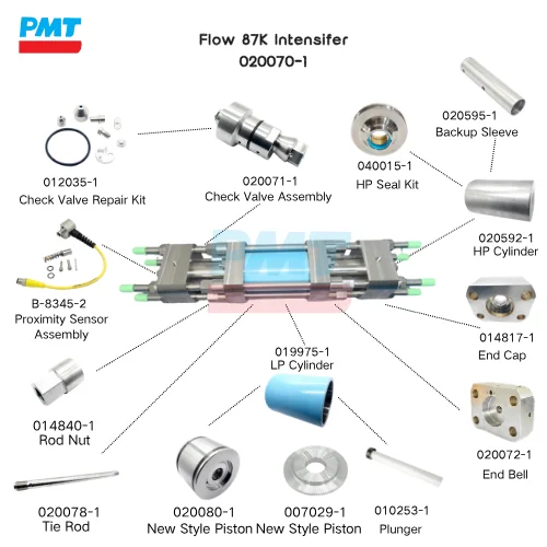 Manufacture Flow Accumulator 1.0L Attenuator Assy 019579-1 for Waterjet Intensifier Pump Waterjet Spare Parts