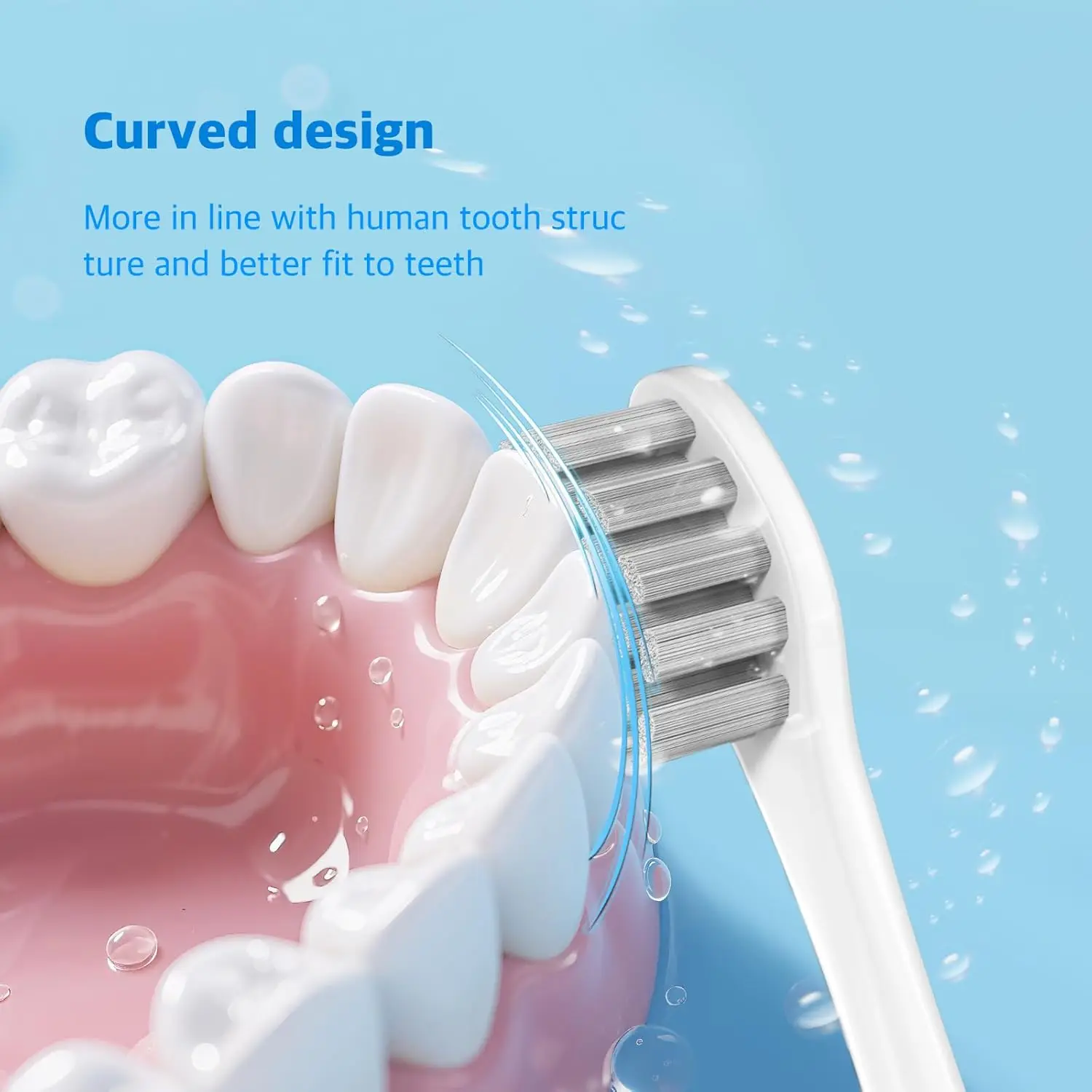 4pcs Oclean Replacement Electric Toothbrush Heads For Oclean X PRO / X / Z1/ F1/ One/ Air 2 Sonic Electric Toothbrush Heads