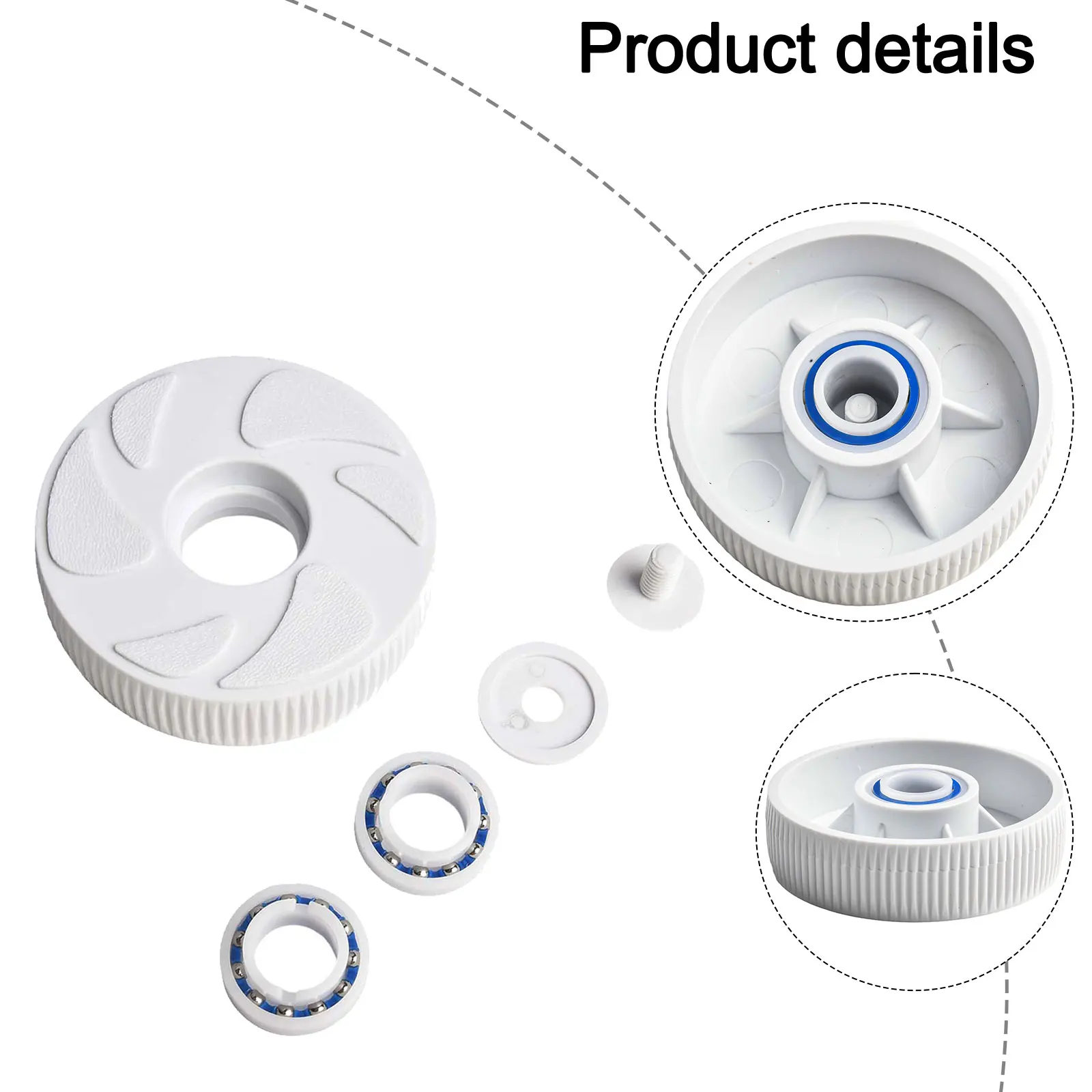 

Pool Cleaner Idler Wheel Set For Polaris 280 & 180 Swimming Pool Cleaning Tools Components Ball Bearing Replacement Parts