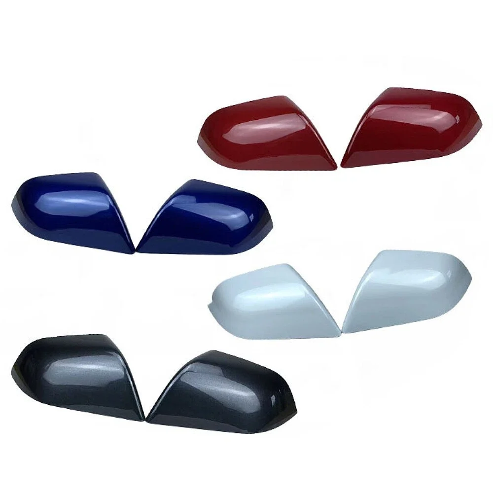 LH+RH Rear View Mirror Covers Door Side Mirror Covers Car Front Rearview Mirror Cap Cover For Tesla Model 3 / Model Y 2021- 2023